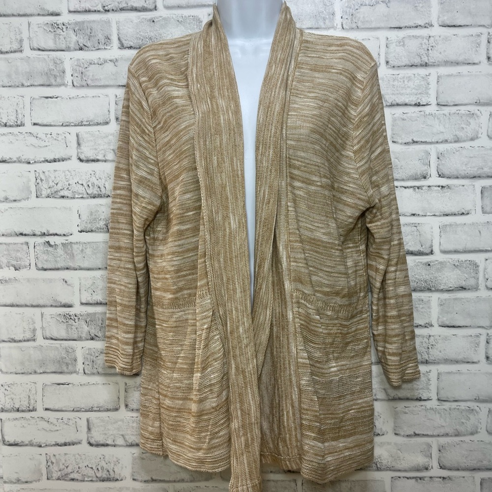 Covington Marled Open Front Cardigan NWT Extra Large